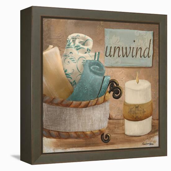 Unwind-Hakimipour-ritter-Framed Stretched Canvas