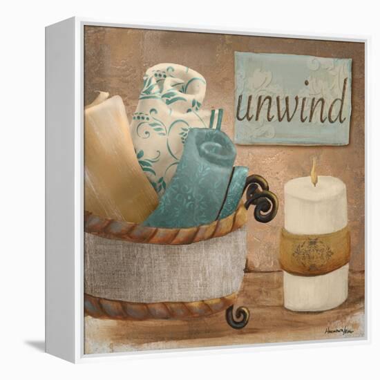 Unwind-Hakimipour-ritter-Framed Stretched Canvas