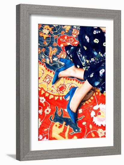 Unwinding in Splendour-Julia-Framed Giclee Print