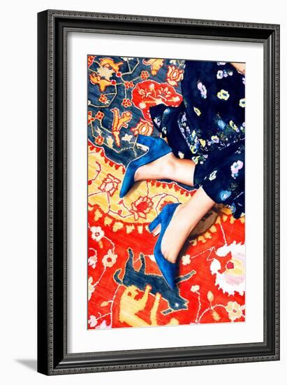 Unwinding in Splendour-Julia-Framed Giclee Print