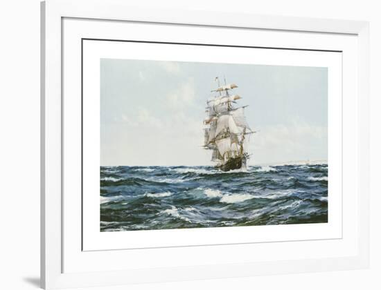 Up Channel - The 'Lahloo'-Montague Dawson-Framed Premium Giclee Print