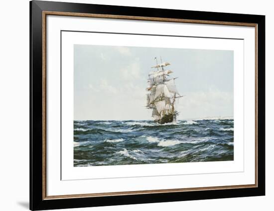 Up Channel - The 'Lahloo'-Montague Dawson-Framed Premium Giclee Print