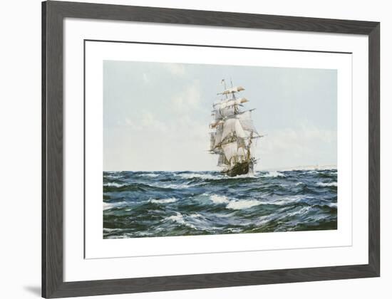 Up Channel - The 'Lahloo'-Montague Dawson-Framed Premium Giclee Print