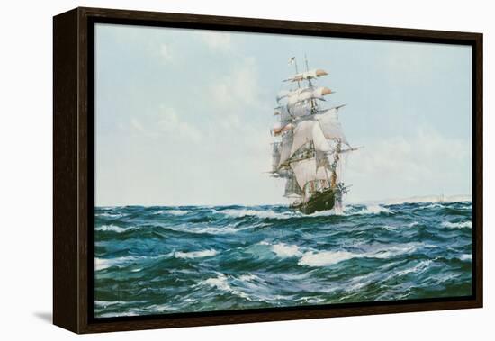 Up Channel, the Lahloo-Montague Dawson-Framed Stretched Canvas