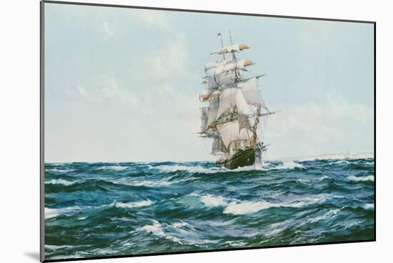 Up Channel, the Lahloo-Montague Dawson-Mounted Art Print