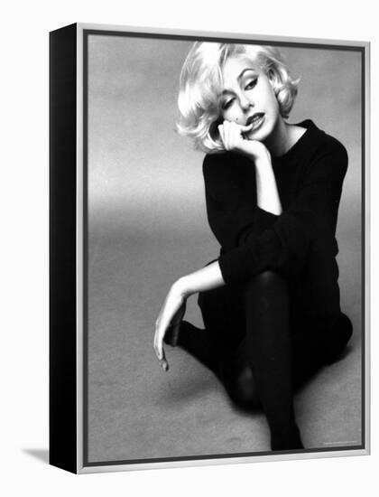 Up Coming Actress Sybil Saulnier Bearing Strong Resemblance to Marilyn Monroe-Paul Schutzer-Framed Premier Image Canvas