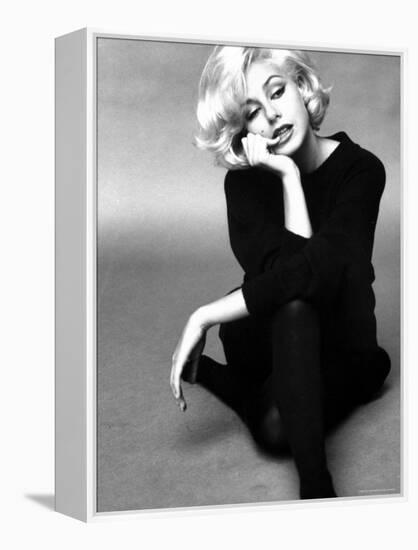 Up Coming Actress Sybil Saulnier Bearing Strong Resemblance to Marilyn Monroe-Paul Schutzer-Framed Premier Image Canvas