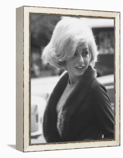 Up Coming Actress Sybil Saulnier Bearing Strong Resemblance to Marilyn Monroe-Paul Schutzer-Framed Premier Image Canvas