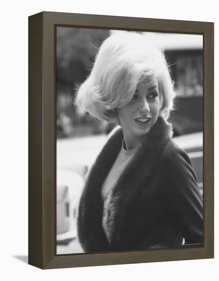 Up Coming Actress Sybil Saulnier Bearing Strong Resemblance to Marilyn Monroe-Paul Schutzer-Framed Premier Image Canvas