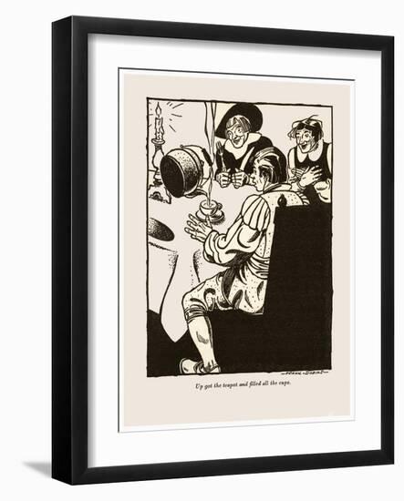 Up Got The Teapot-Frank Dobias-Framed Art Print