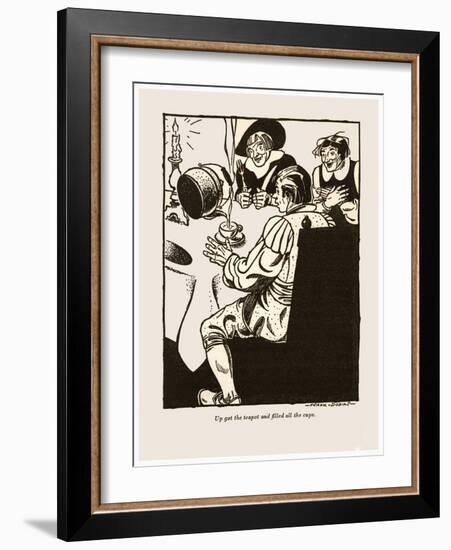 Up Got The Teapot-Frank Dobias-Framed Art Print