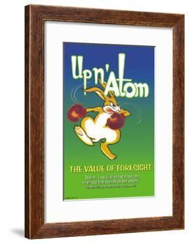 Up N' Atom-The Value Of Foresight-Wilbur Pierce-Framed Art Print