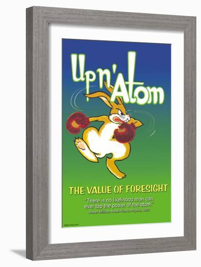 Up N' Atom-The Value Of Foresight-Wilbur Pierce-Framed Art Print