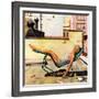"Up On the Roof", May 9, 1959-George Hughes-Framed Giclee Print