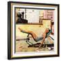 "Up On the Roof", May 9, 1959-George Hughes-Framed Giclee Print