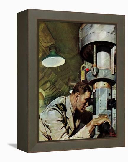 "Up Periscope!," April 22, 1944-Mead Schaeffer-Framed Premier Image Canvas