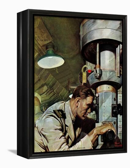 "Up Periscope!," April 22, 1944-Mead Schaeffer-Framed Premier Image Canvas