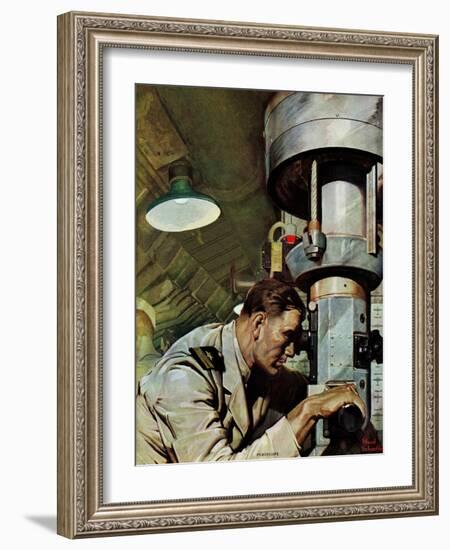 "Up Periscope!," April 22, 1944-Mead Schaeffer-Framed Giclee Print