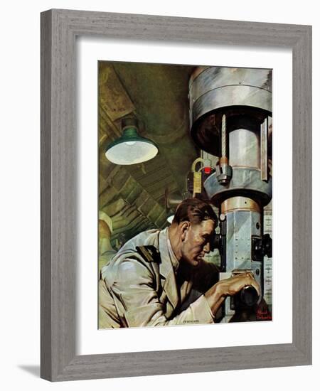 "Up Periscope!," April 22, 1944-Mead Schaeffer-Framed Giclee Print