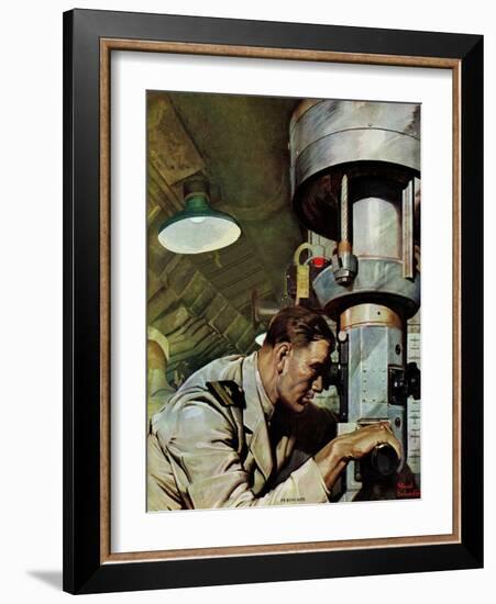 "Up Periscope!," April 22, 1944-Mead Schaeffer-Framed Giclee Print