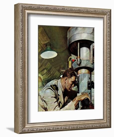 "Up Periscope!," April 22, 1944-Mead Schaeffer-Framed Giclee Print