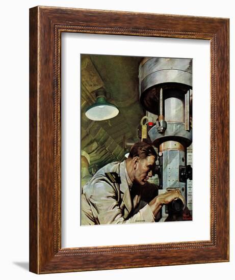 "Up Periscope!," April 22, 1944-Mead Schaeffer-Framed Giclee Print