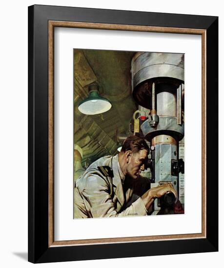 "Up Periscope!," April 22, 1944-Mead Schaeffer-Framed Giclee Print