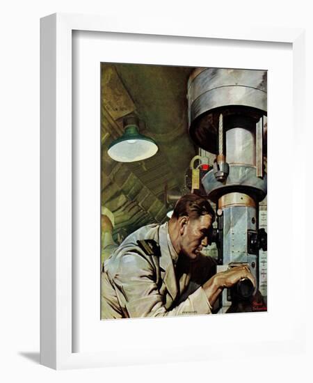 "Up Periscope!," April 22, 1944-Mead Schaeffer-Framed Giclee Print