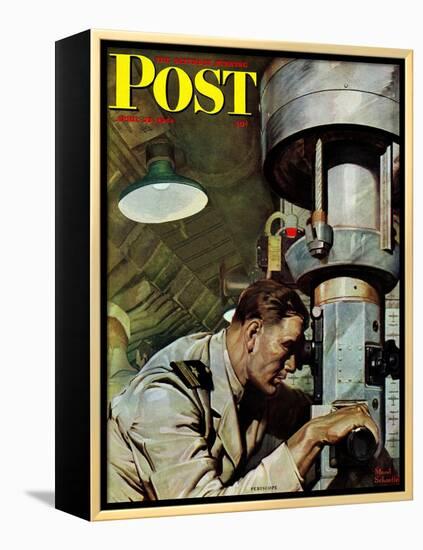 "Up Periscope!," Saturday Evening Post Cover, April 22, 1944-Mead Schaeffer-Framed Premier Image Canvas