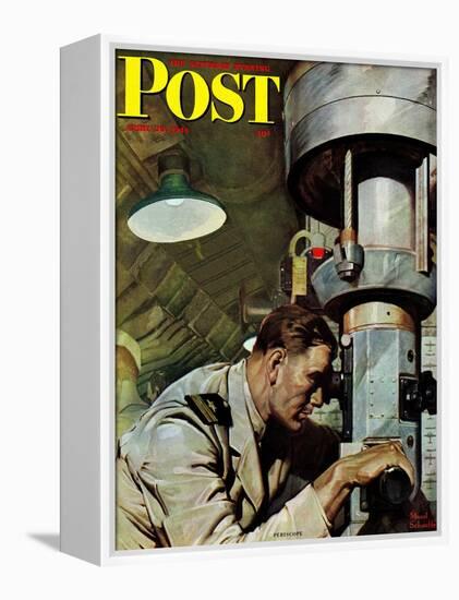 "Up Periscope!," Saturday Evening Post Cover, April 22, 1944-Mead Schaeffer-Framed Premier Image Canvas