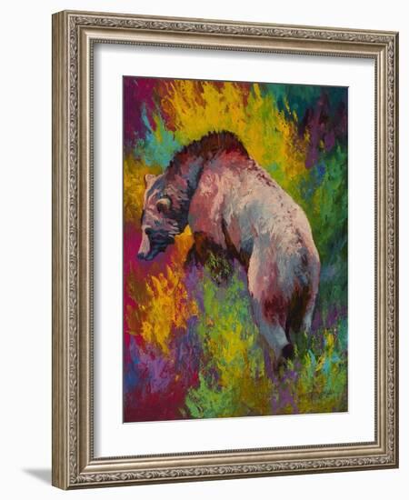 Up The Bank Grizzly-Marion Rose-Framed Giclee Print