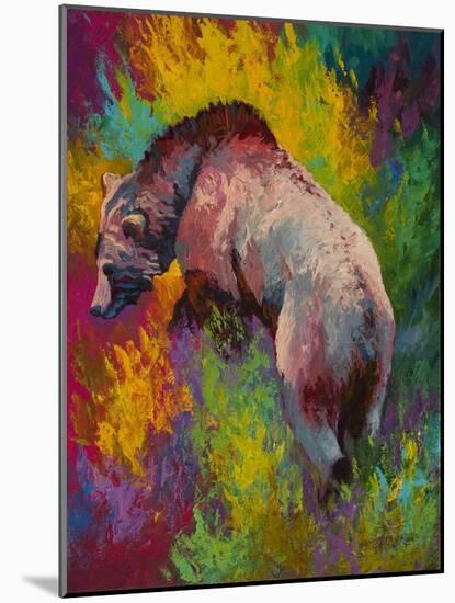 Up The Bank Grizzly-Marion Rose-Mounted Giclee Print