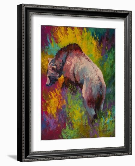 Up The Bank Grizzly-Marion Rose-Framed Giclee Print