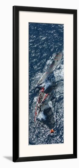 Up to the Mark, 32nd America's Cup-Gilles Martin-Raget-Framed Art Print