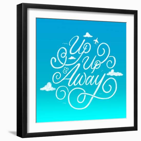 Up Up and Away-Ashley Santoro-Framed Giclee Print