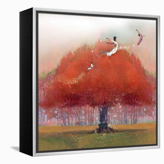 Up We Go-Nancy Tillman-Framed Stretched Canvas