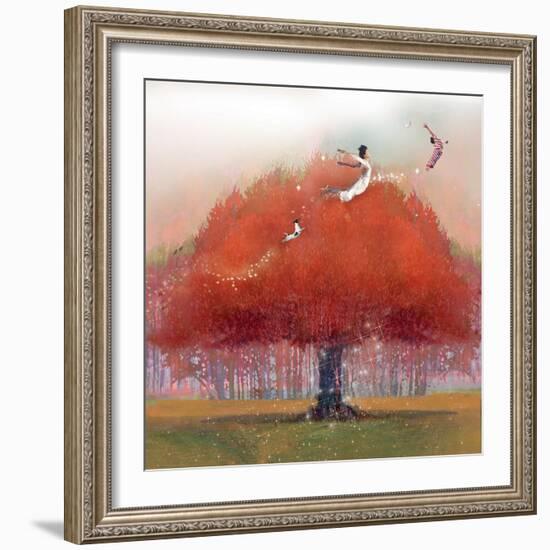 Up We Go-Nancy Tillman-Framed Premium Giclee Print