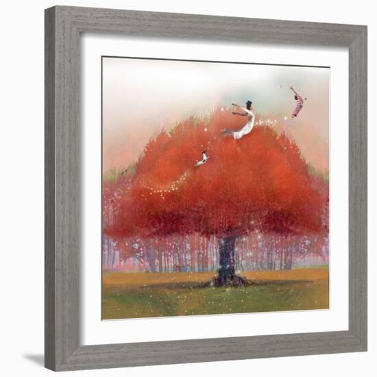 Up We Go-Nancy Tillman-Framed Premium Giclee Print