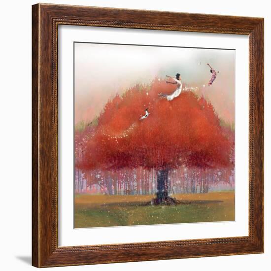 Up We Go-Nancy Tillman-Framed Premium Giclee Print