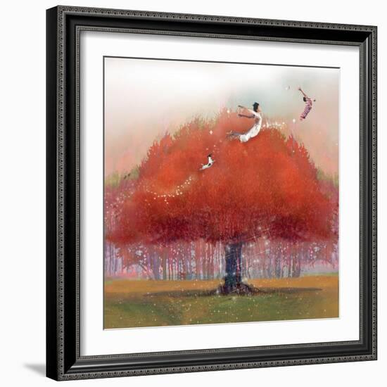 Up We Go-Nancy Tillman-Framed Premium Giclee Print