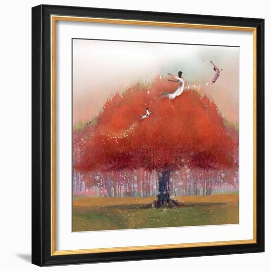 Up We Go-Nancy Tillman-Framed Premium Giclee Print