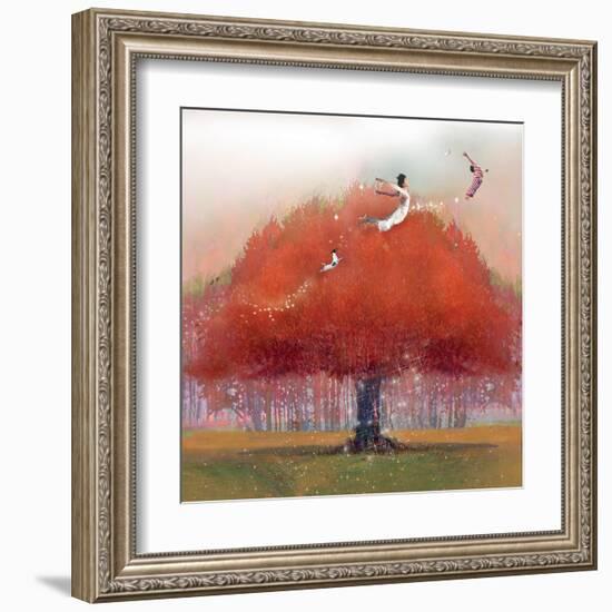 Up We Go-Nancy Tillman-Framed Art Print