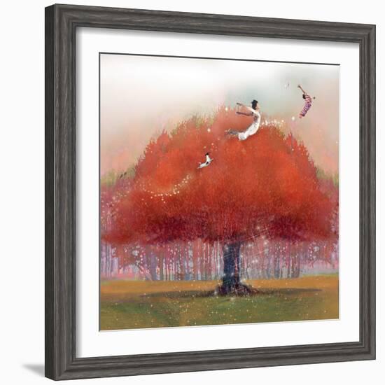 Up We Go-Nancy Tillman-Framed Art Print