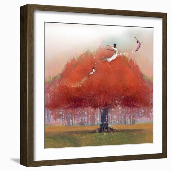 Up We Go-Nancy Tillman-Framed Art Print