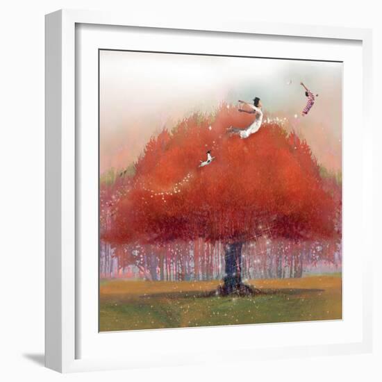 Up We Go-Nancy Tillman-Framed Art Print