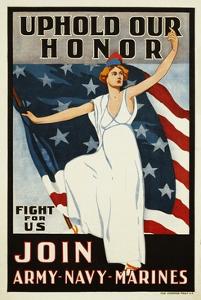 Uphold Our Honor, Join Army-Navy-Marines Poster