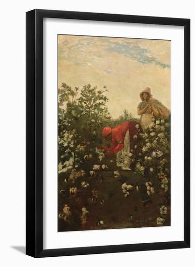 Upland Cotton, 1875 (Oil on Canvas)-Winslow Homer-Framed Giclee Print