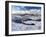 Upland peat bog on Fairfield fell covered in snow in winter, UK-Ashley Cooper-Framed Photographic Print