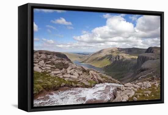 Upland Stream Flowing into Loch Avon, Glen Avon, Cairngorms Np, Highlands, Scotland, UK-Mark Hamblin-Framed Premier Image Canvas