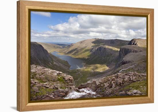 Upland Stream Flowing into Loch Avon, Glen Avon, Cairngorms Np, Highlands, Scotland, UK-Mark Hamblin-Framed Premier Image Canvas